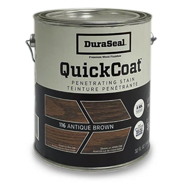 DuraSeal Quick Coat Antique Brown 116- Oil Based Wood Floor Stain Quart