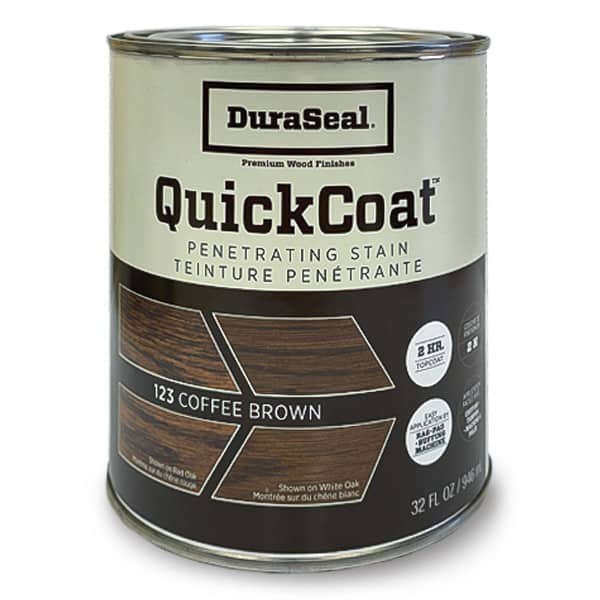 DuraSeal Quick Coat Coffee Brown 123 - Oil Based Wood Floor Stain Quart