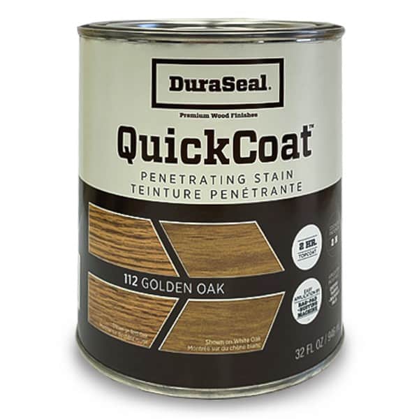 DuraSeal Quick Coat Golden Oak 112 - Oil Based Wood Floor Stain Quart