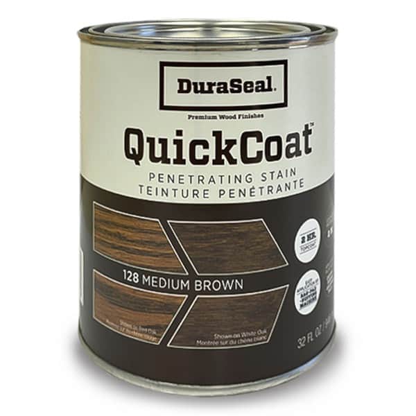 DuraSeal Quick Coat Medium Brown 128 - Oil Based Wood Floor Stain Quart