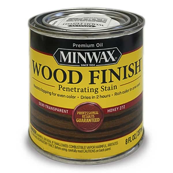 Minwax Wood Finish Honey 272 - Oil Based Wood Floor Stain Half Pint