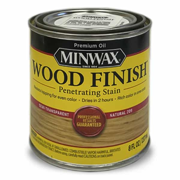 Minwax Wood Finish Natural 209 - Oil Based Wood Floor Stain Half Pint