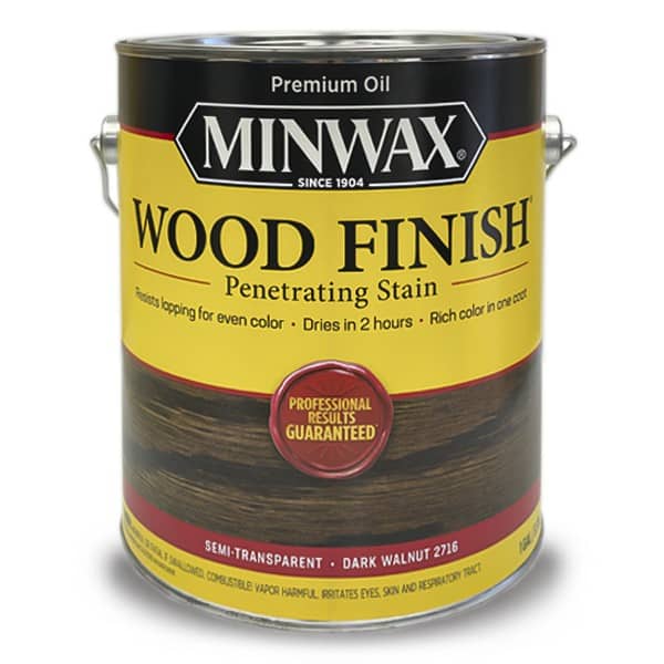 Minwax Wood Finish Dark Walnut 2716 - Oil Based Wood Floor Stain 1Gal