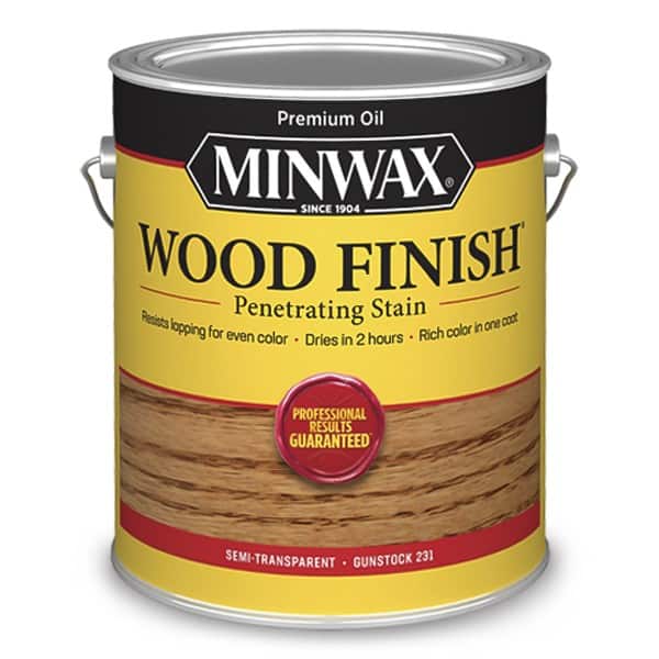 Minwax Wood Finish Gunstock 231 Oil Based Wood Floor Stain 1Gal