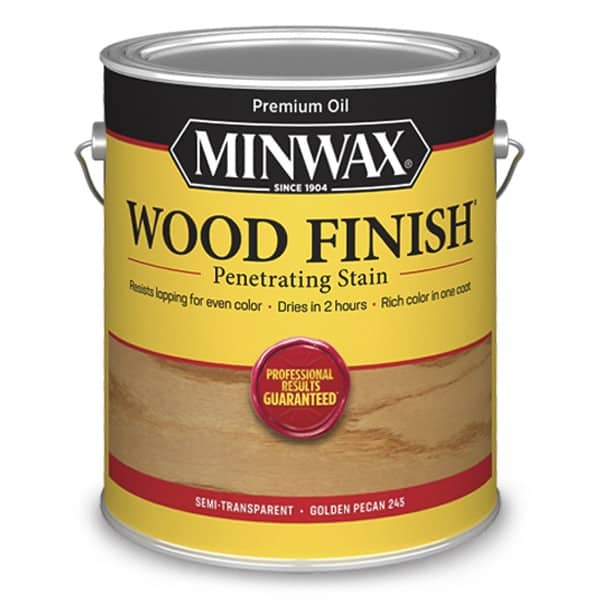 Minwax Wood Finish Golden Pecan 245 - Oil Based Wood Floor Stain 1Gal
