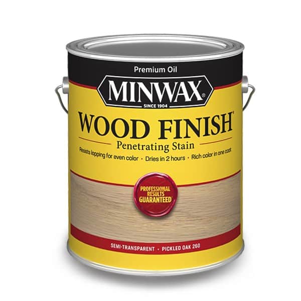 Minwax Wood Finish Pickled Oak 260 - Oil Based Wood Floor Stain 1Gal
