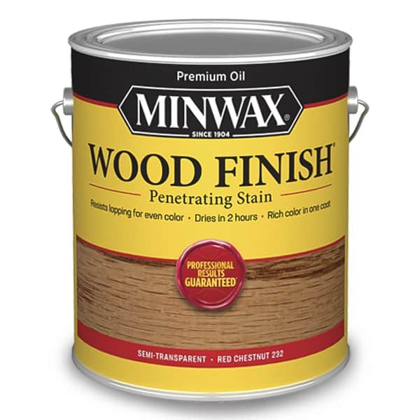 Minwax Wood Finish Red Chestnut 232 - Oil Based Wood Floor Stain 1Gal