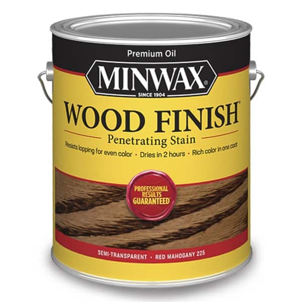 Minwax Wood Finish Red Mahogany 225 - Oil Based Wood Floor Stain 1Gal