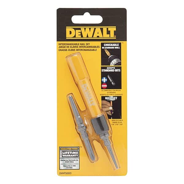DeWALT Interchangeable Nail Set