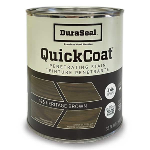 DuraSeal Quick Coat Heritage Brown 186- Oil Based Wood Floor Stain Quart