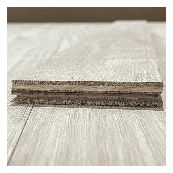 3 in. x 1/2 in. 2.7 mm Wear Layer White Oak Engineered Unfinished